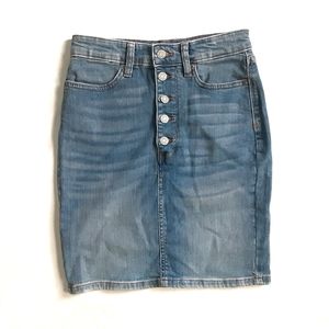 Banana Republic Light Blue Denim Skirt